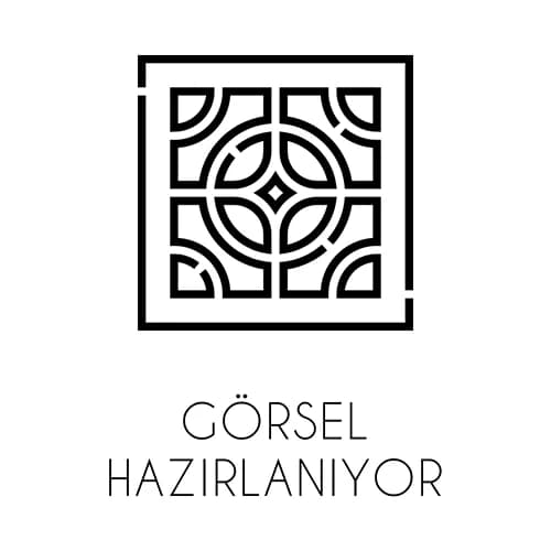 Çanakkale Seramik Cam-605 Borgonya Taşı Çiçekli Bordür Bej 12,5x33