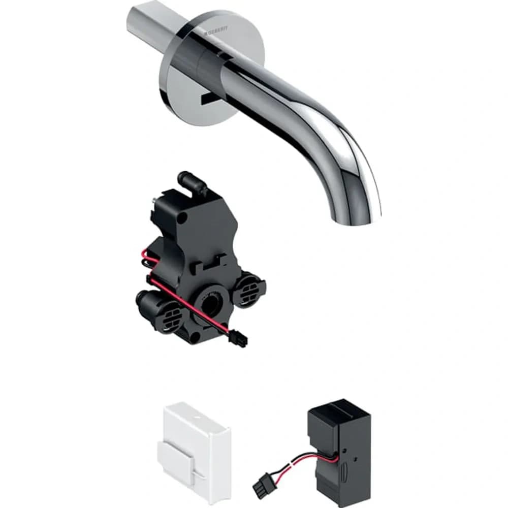 Geberit Piave 17 cm Çift Su Elektrikli Krom Fotoselli Batarya